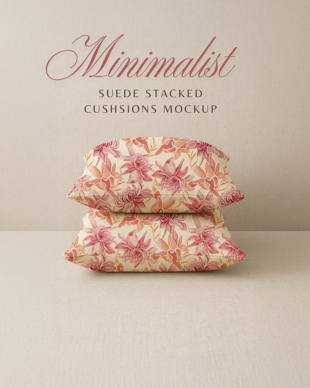 Minimalist 2x Cushion Mockup Pack