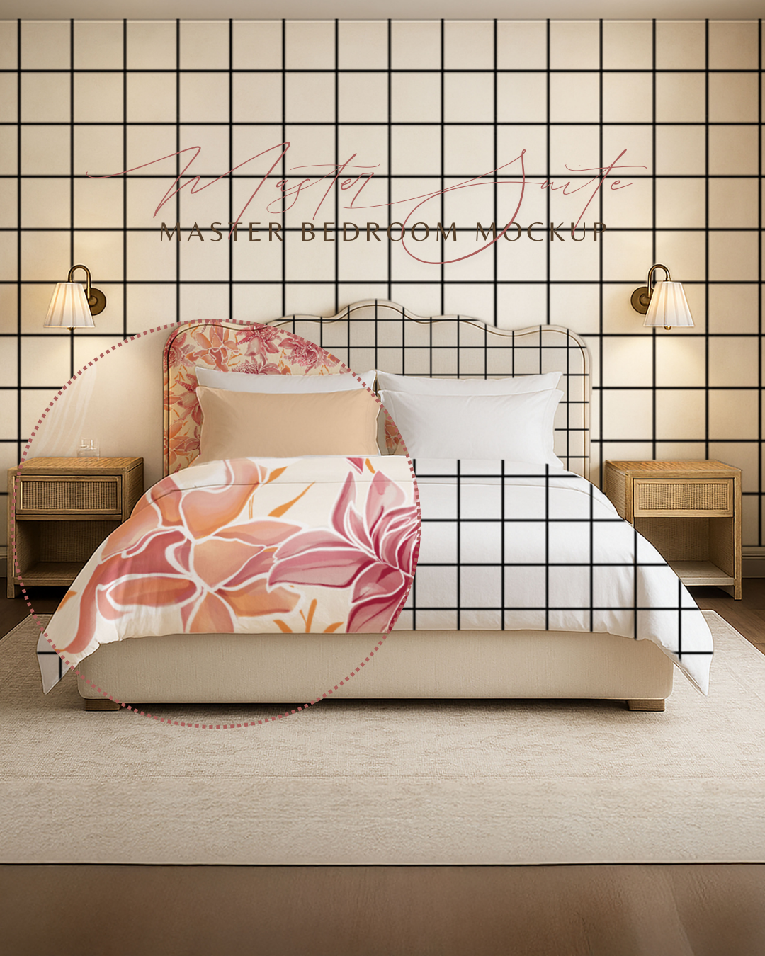 Master Suite Bedroom Mockup