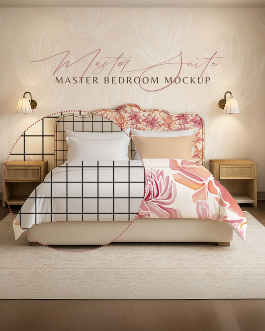 Master Suite Bedroom Mockup