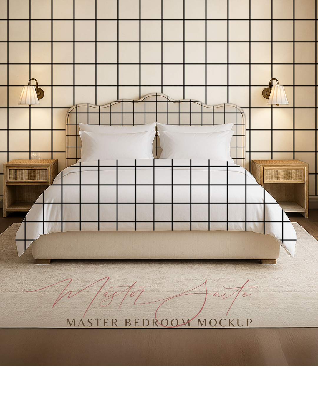 Master Suite Bedroom Mockup
